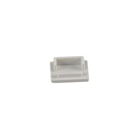 M8072  Tiras LED Strips Aluminium Profile End Cap Without Hole 35mm x 11mm Grey